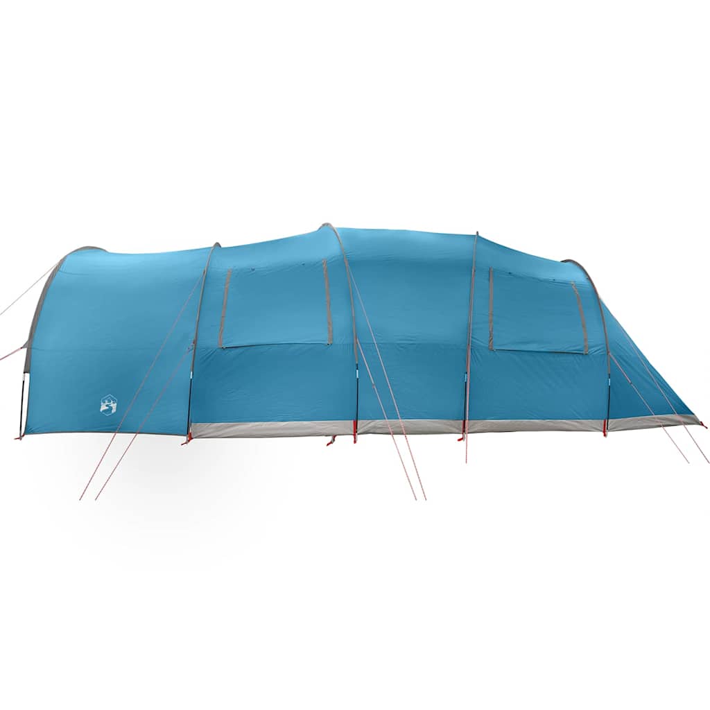 Tunnel Tent 8-Person met dak Blauw 710 x 460 x 245 cm