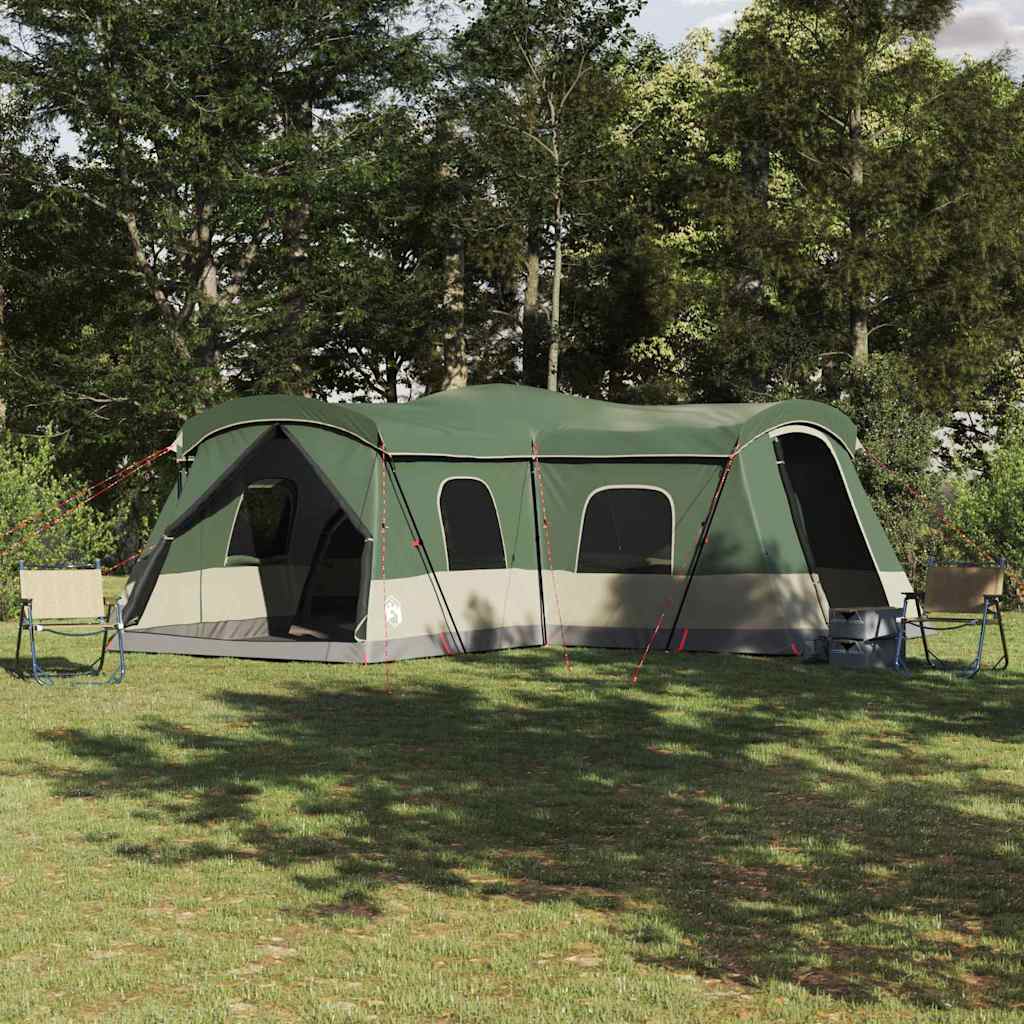 Tent voor 16 personen met dak Groen 680 x 510 x 210 cm