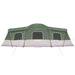 Tent voor 16 personen met dak Groen 680 x 510 x 210 cm