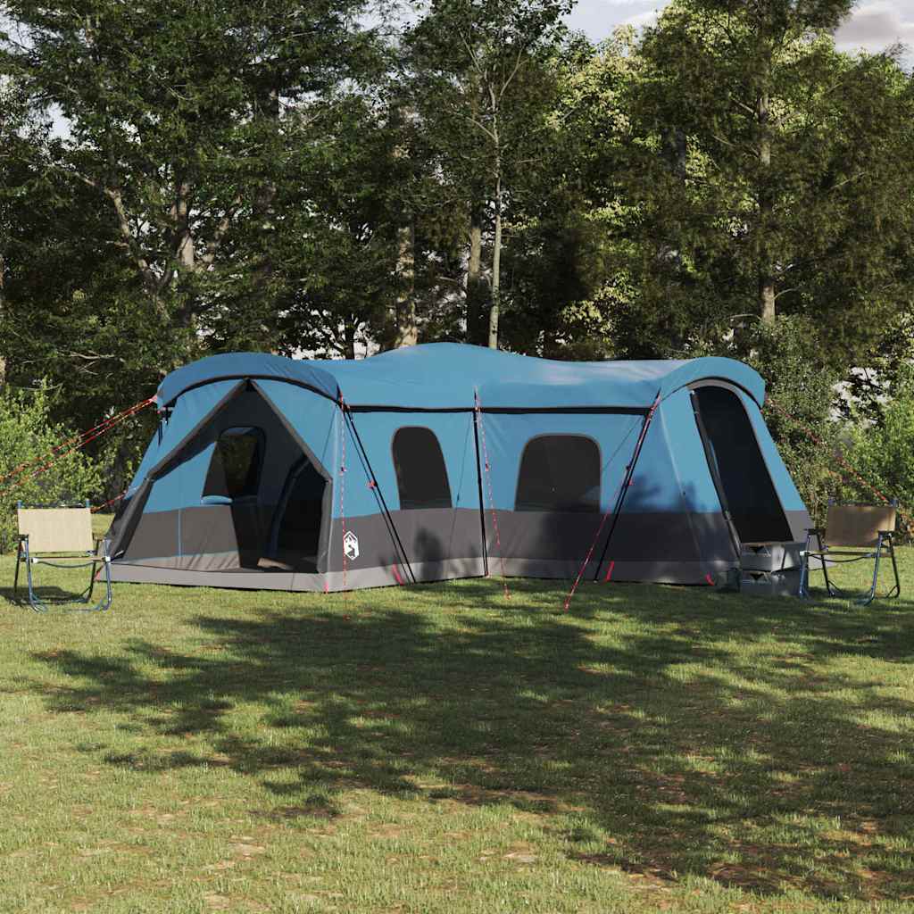 Tent voor 16 personen met dak Blauw 680 x 510 x 210 cm