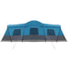 Tent voor 16 personen met dak Blauw 680 x 510 x 210 cm