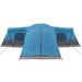 Tent voor 16 personen met dak Blauw 680 x 510 x 210 cm