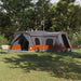 Tent voor 16 personen Grijs en Oranje 680 x 510 x 210 cm