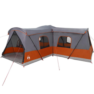 Tent voor 16 personen Grijs en Oranje 680 x 510 x 210 cm
