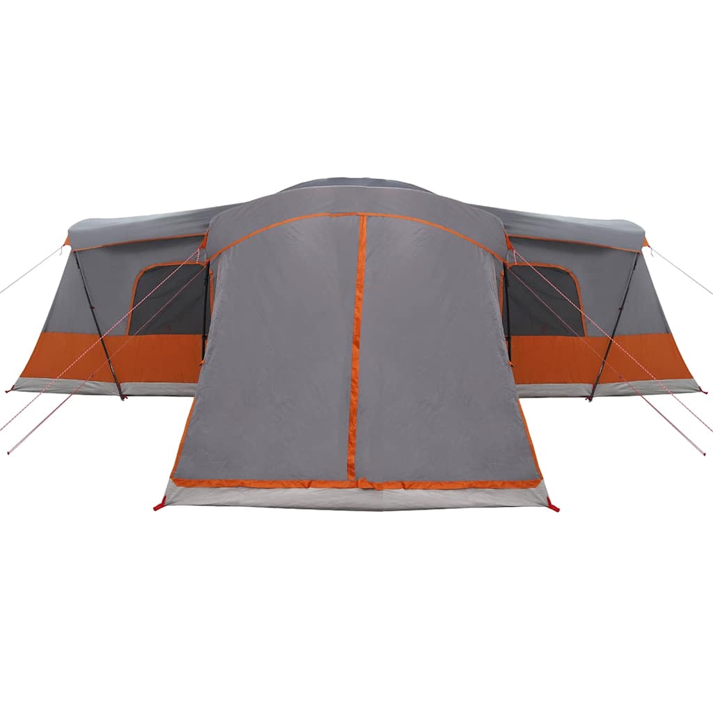 Tent voor 16 personen Grijs en Oranje 680 x 510 x 210 cm