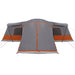 Tent voor 16 personen Grijs en Oranje 680 x 510 x 210 cm