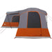 Tent voor 16 personen Grijs en Oranje 680 x 510 x 210 cm