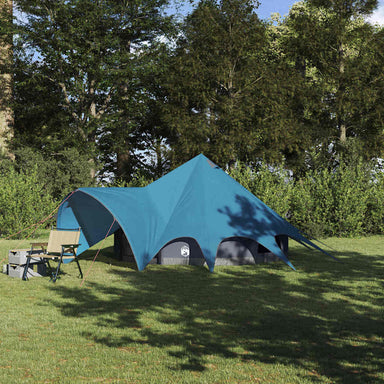 Teepee Tent 3-Person 3-persoons Blauw en Grijs
