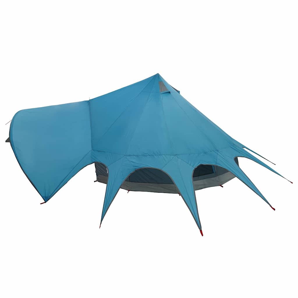 Teepee Tent 3-Person 3-persoons Blauw en Grijs