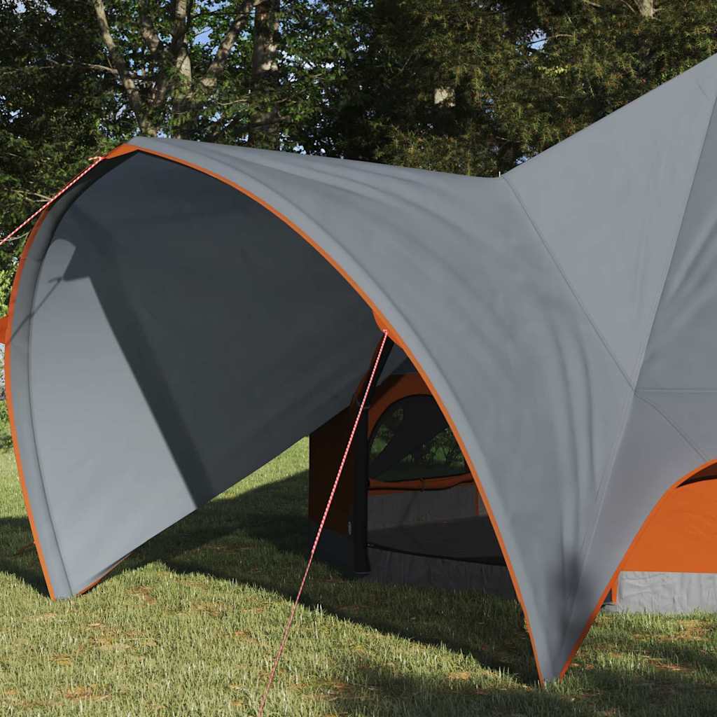 Teepee Tent 3-Person 3-persoons Grijs en Oranje