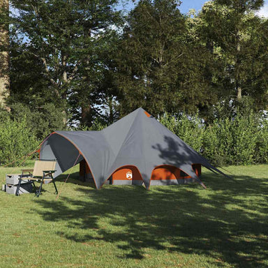Teepee Tent 3-Person 3-persoons Grijs en Oranje
