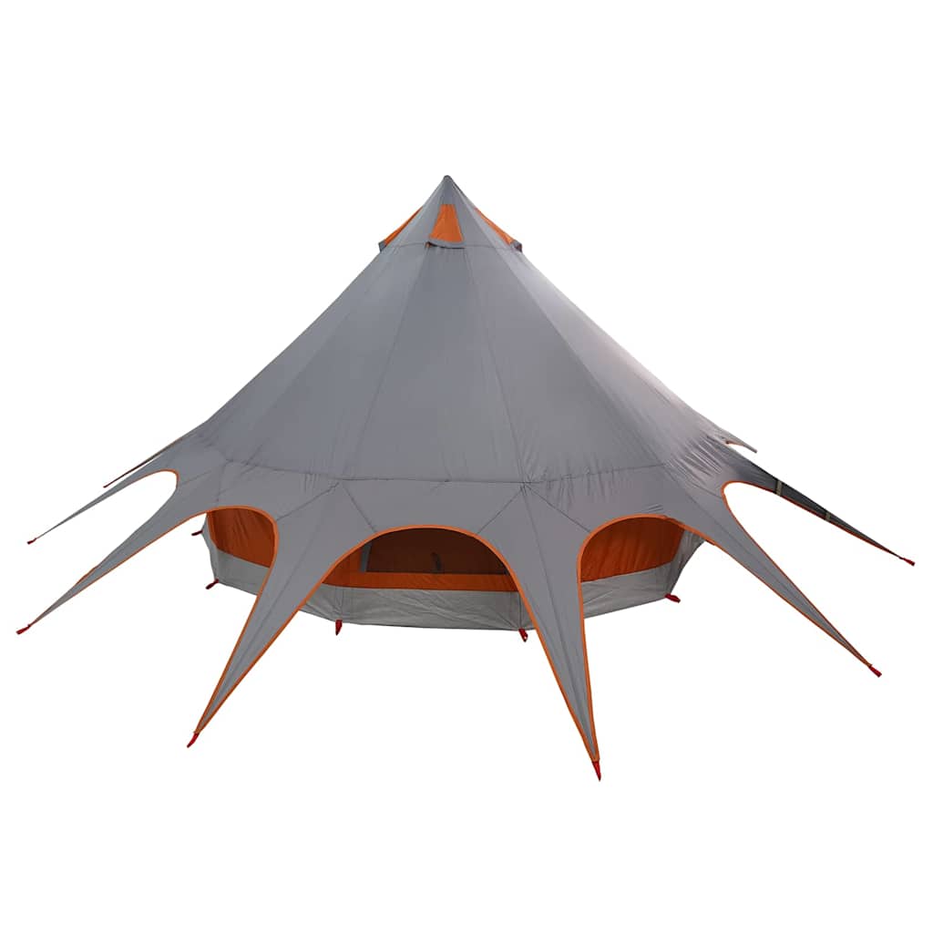 Teepee Tent 3-Person 3-persoons Grijs en Oranje