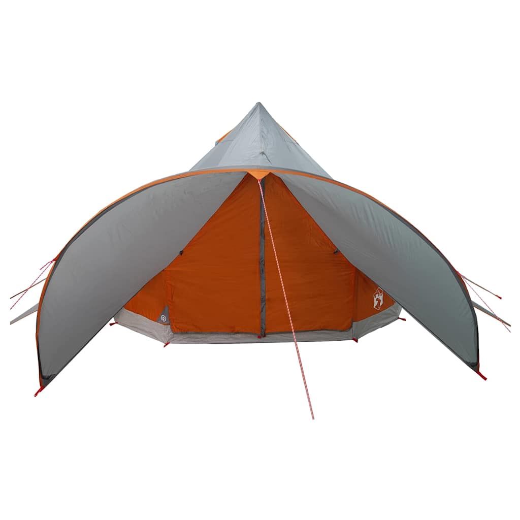 Teepee Tent 3-Person 3-persoons Grijs en Oranje