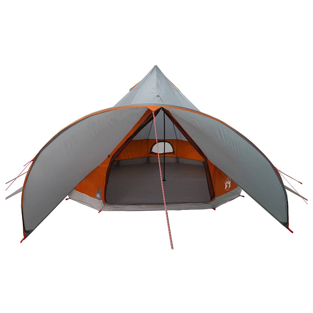 Teepee Tent 3-Person 3-persoons Grijs en Oranje