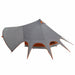 Teepee Tent 3-Person 3-persoons Grijs en Oranje