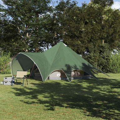 Teepee Tent 5-Person 5-persoons Groen en Grijs