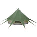 Teepee Tent 5-Person 5-persoons Groen en Grijs