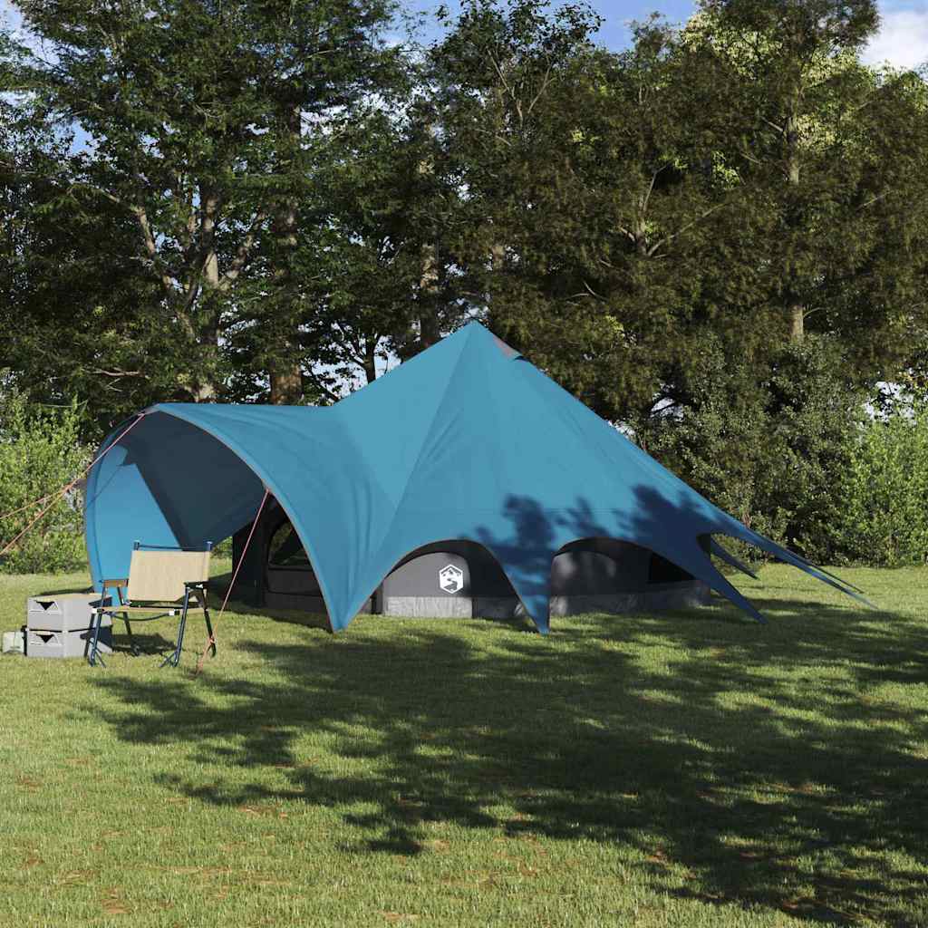 Teepee Tent 5-Person 5-persoons Blauw en Grijs