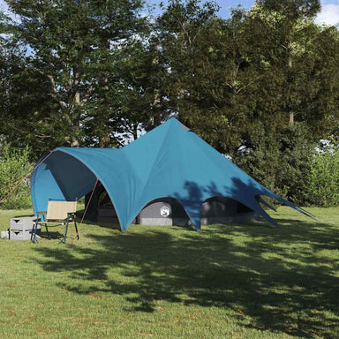 Teepee Tent 5-Person 5-persoons Blauw en Grijs