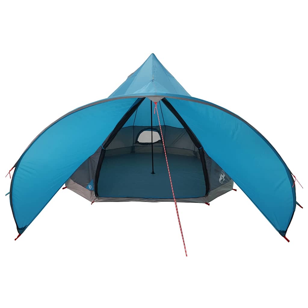 Teepee Tent 5-Person 5-persoons Blauw en Grijs