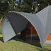 Teepee Tent 5-Person 5-persoons Grijs en Oranje