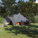 Teepee Tent 5-Person 5-persoons Grijs en Oranje