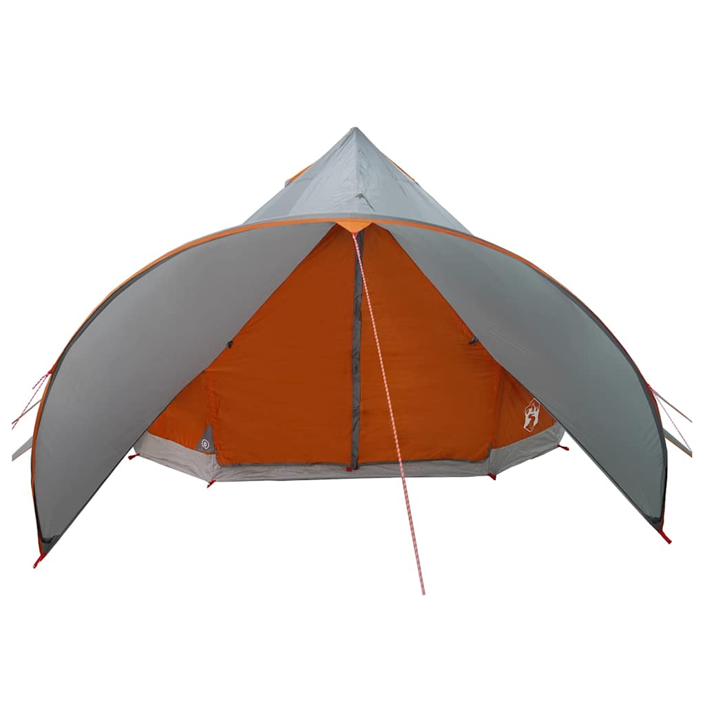 Teepee Tent 5-Person 5-persoons Grijs en Oranje