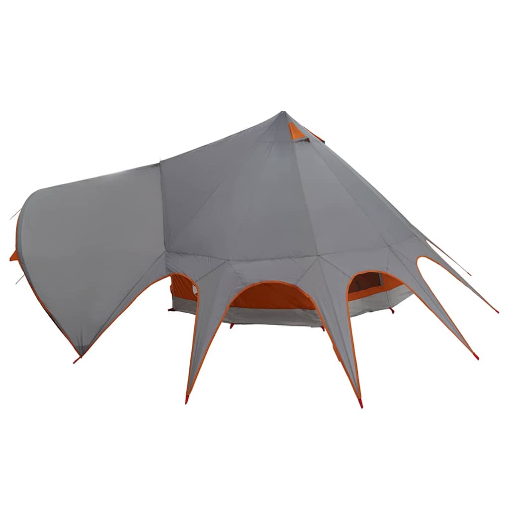 Teepee Tent 5-Person 5-persoons Grijs en Oranje