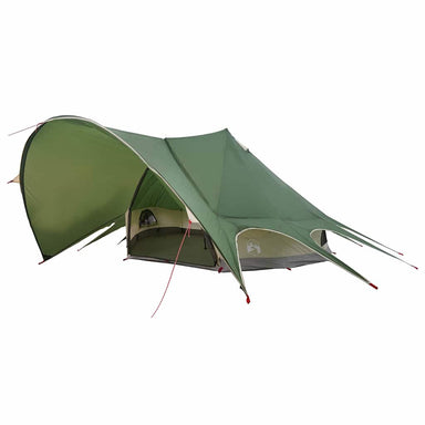 Teepee Tent 7-Persoon 7-persoons Groen en Grijs