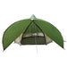 Teepee Tent 7-Persoon 7-persoons Groen en Grijs