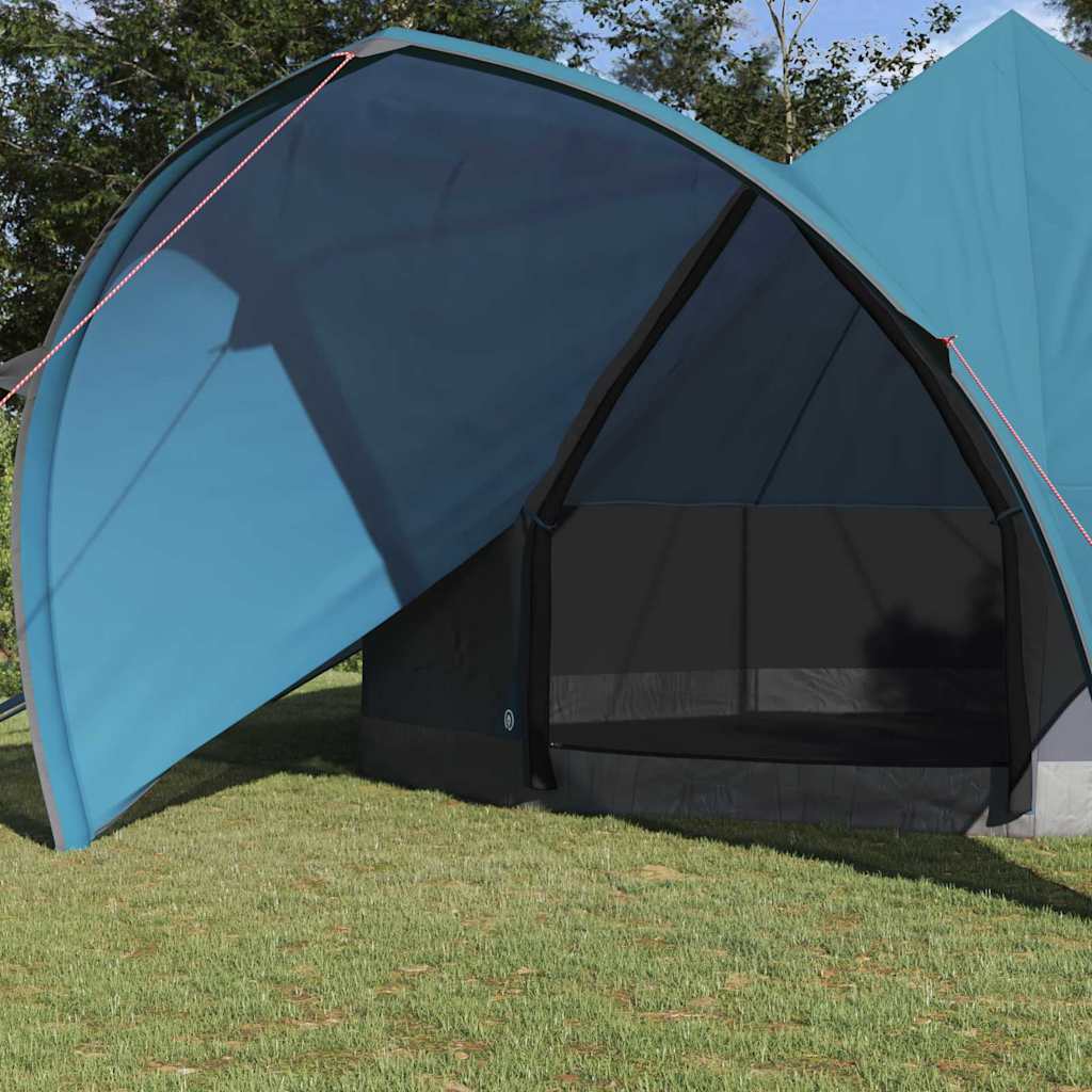 Teepee Tent 7-Persoon 7-persoons Blauw en Grijs