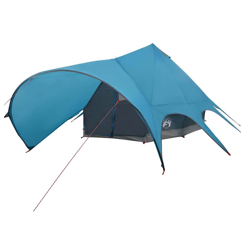 Teepee Tent 7-Persoon 7-persoons Blauw en Grijs