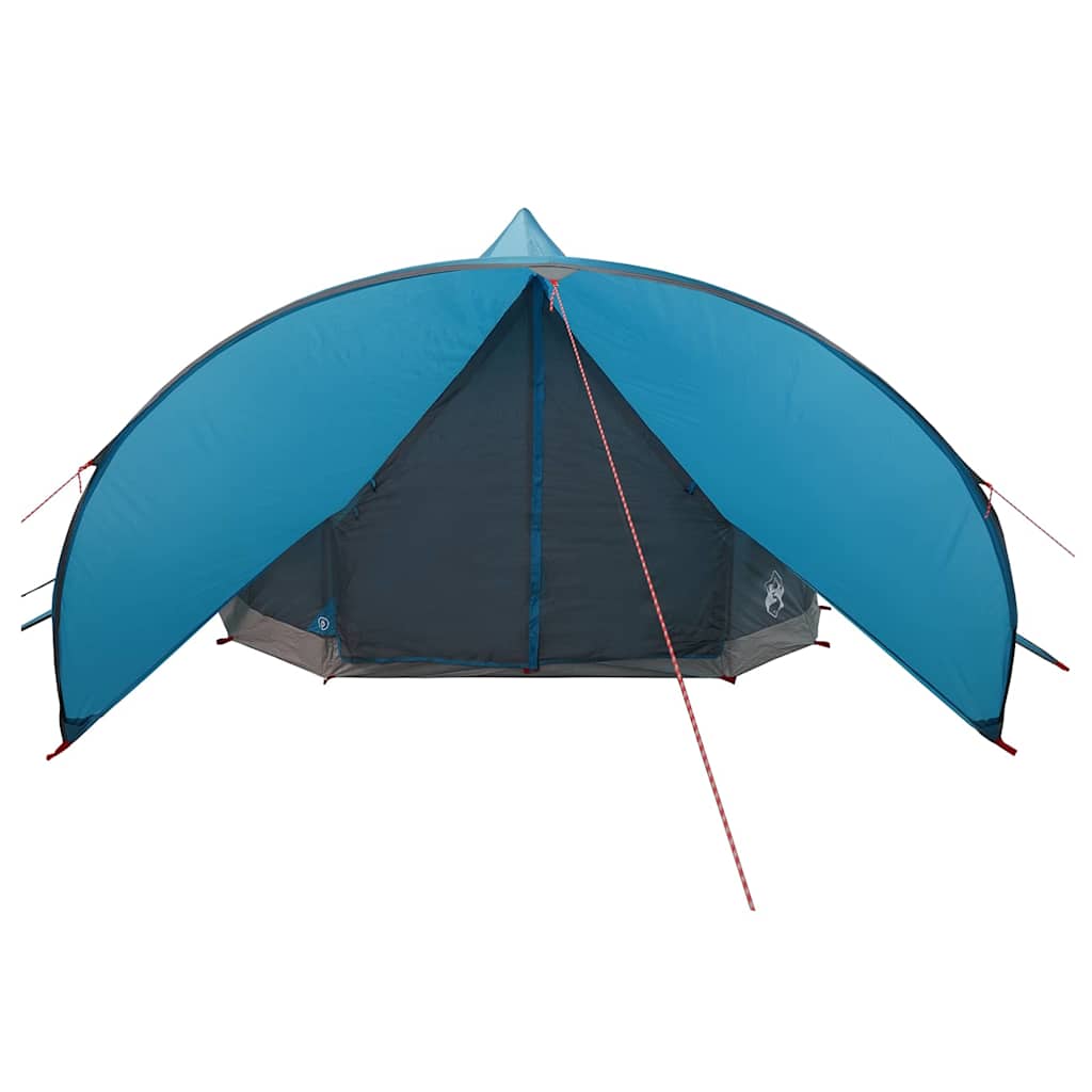 Teepee Tent 7-Persoon 7-persoons Blauw en Grijs