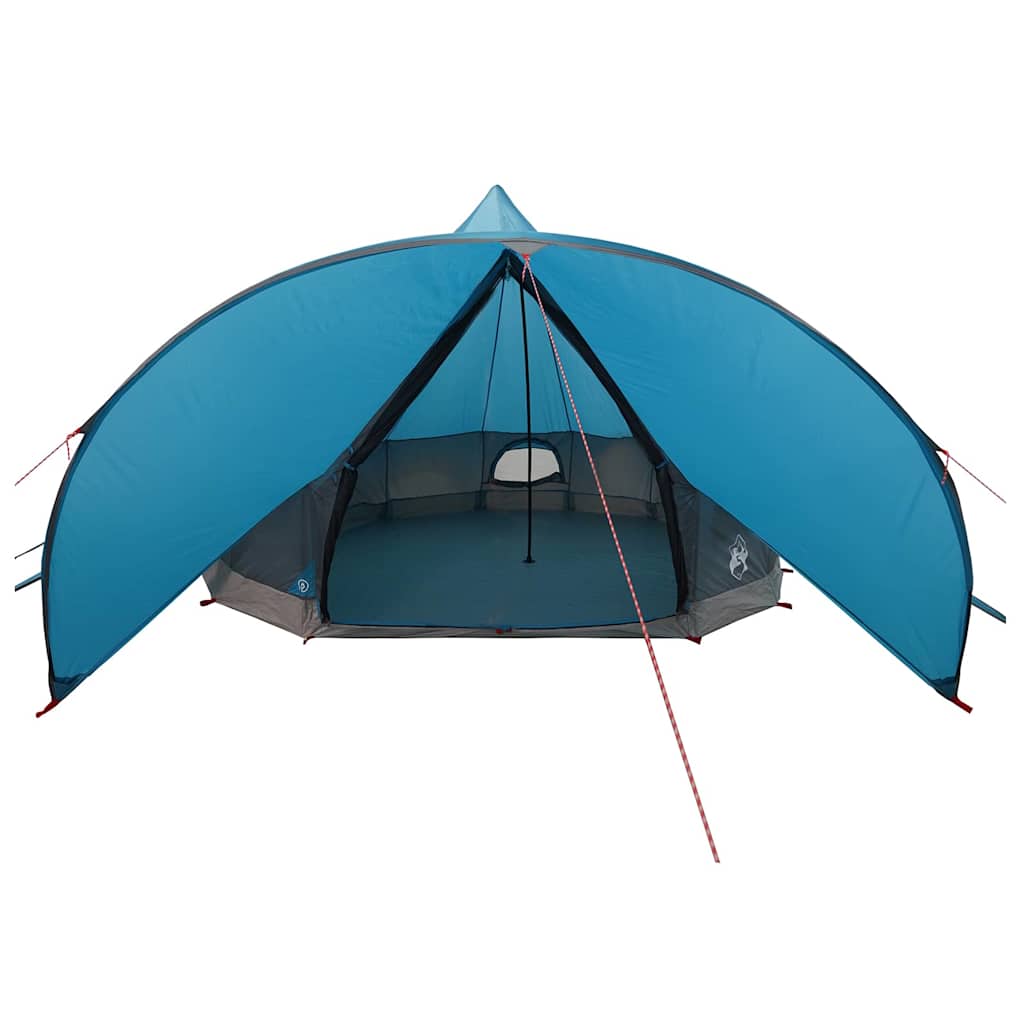 Teepee Tent 7-Persoon 7-persoons Blauw en Grijs