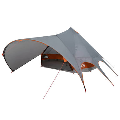 Teepee Tent 7-Persoon 7-persoons Grijs en Oranje
