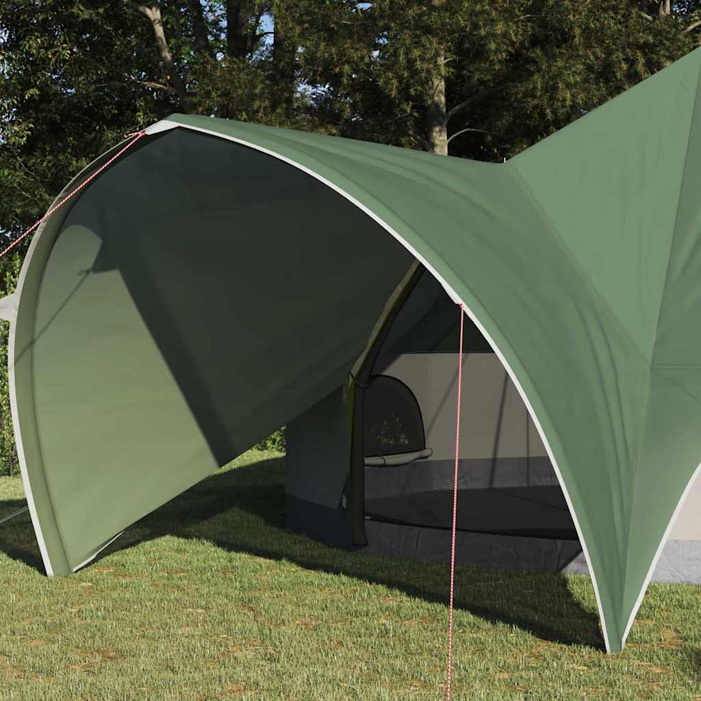 Teepee Tent 9-Person 9-persoons Groen en Grijs