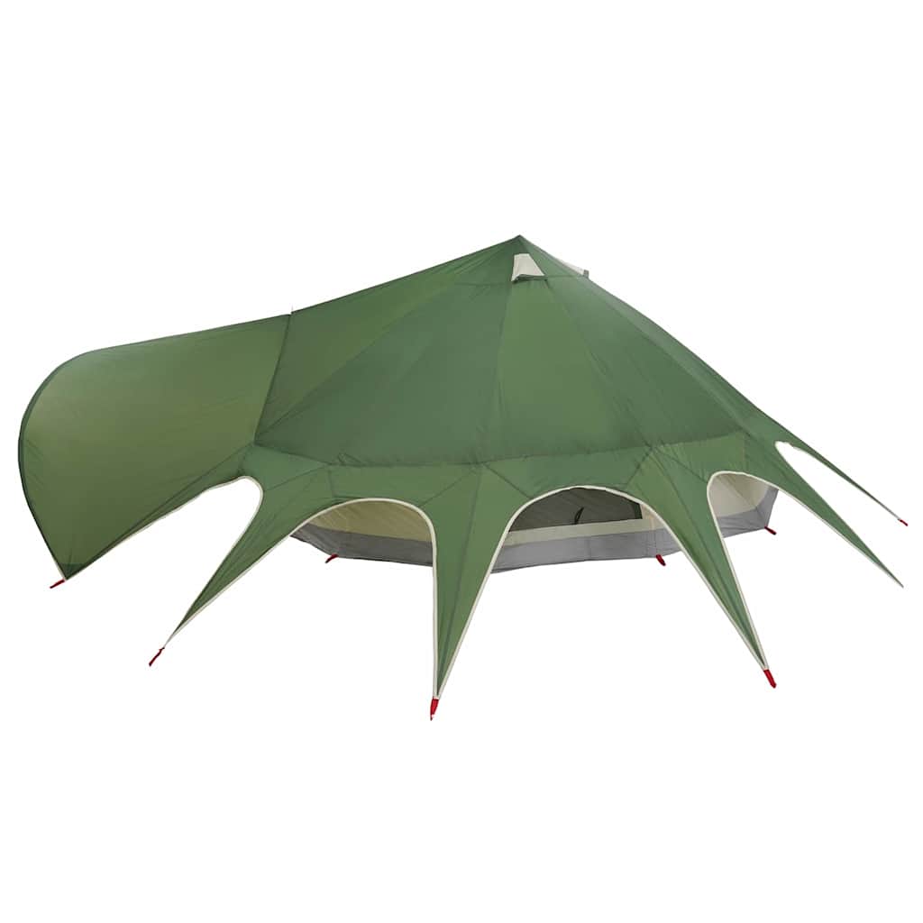 Teepee Tent 9-Person 9-persoons Groen en Grijs