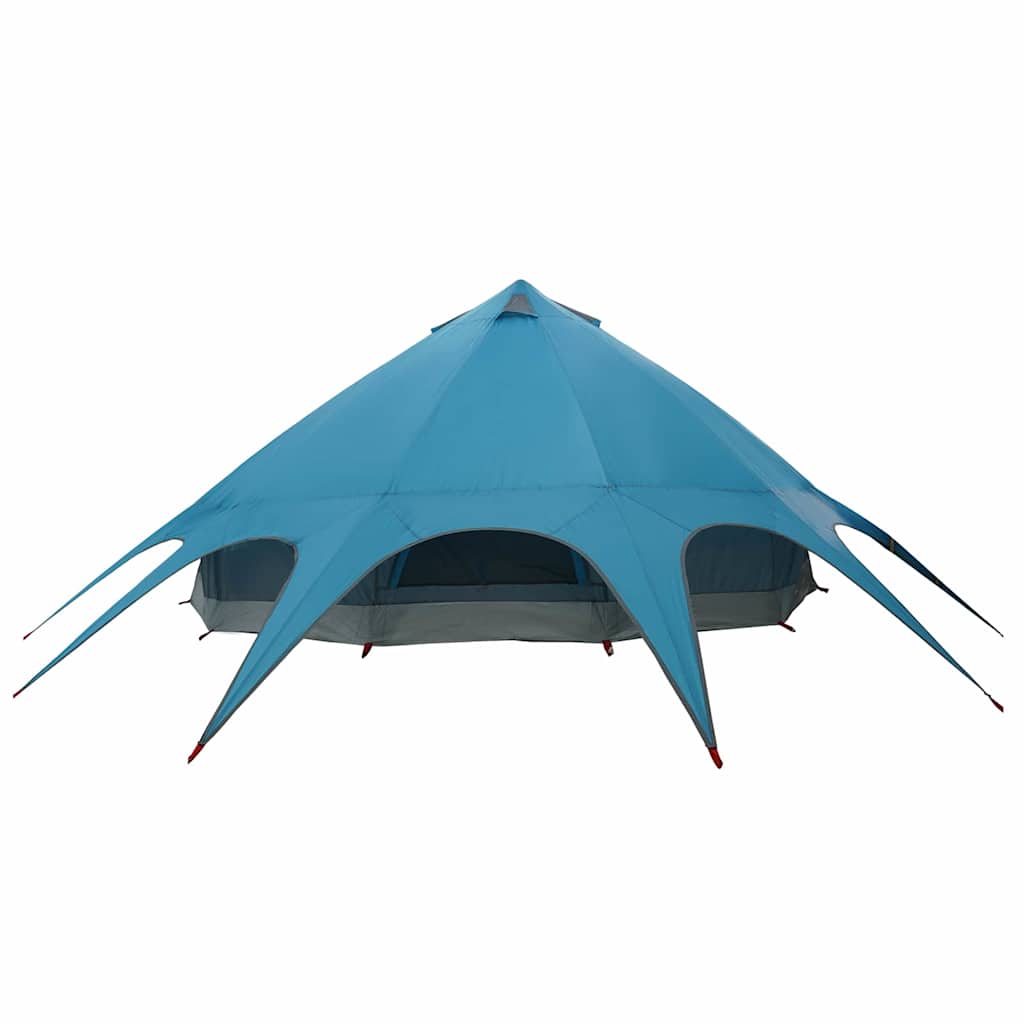 Teepee Tent 9-Person 9-persoons Blauw en Grijs