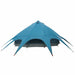 Teepee Tent 9-Person 9-persoons Blauw en Grijs
