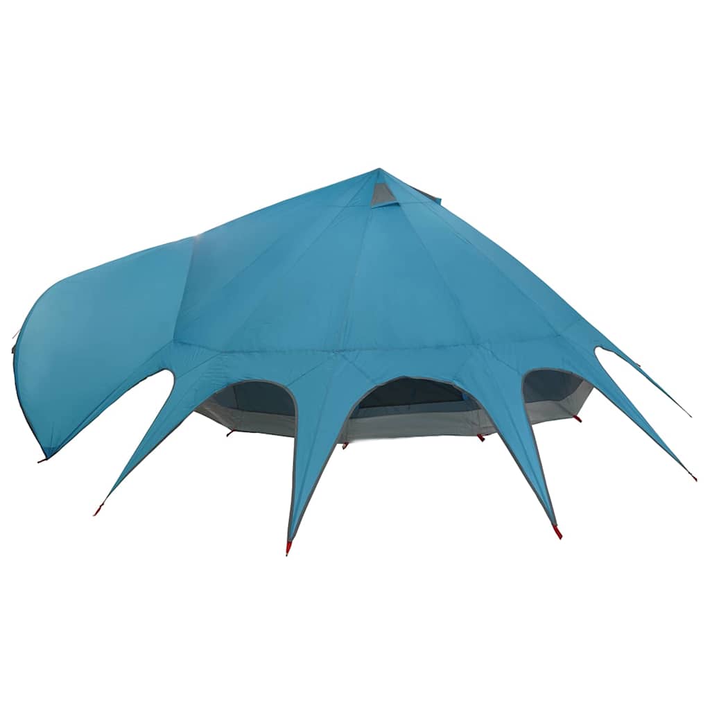 Teepee Tent 9-Person 9-persoons Blauw en Grijs