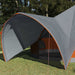 Teepee Tent voor 9 Personen 9-persoons Grijs en Oranje