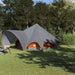 Teepee Tent voor 9 Personen 9-persoons Grijs en Oranje