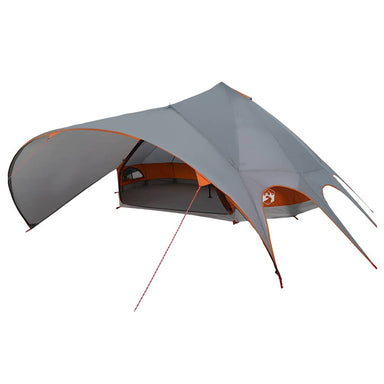 Teepee Tent voor 9 Personen 9-persoons Grijs en Oranje
