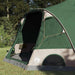 Dome Tent 4-Person met dak met opslag Groen 505 x 450 x 248 cm