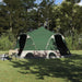 Dome Tent 4-Person met dak met opslag Groen 505 x 450 x 248 cm