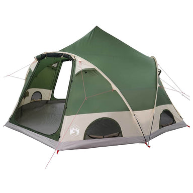 Dome Tent 4-Person met dak met opslag Groen 505 x 450 x 248 cm