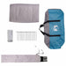 Dome Tent 4-Person met dak met opslag Blauw 505 x 450 x 248 cm