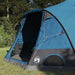 Dome Tent 4-Person met dak met opslag Blauw 505 x 450 x 248 cm
