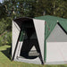 Cabinetent 6-Personen met dak Groen 425 x 396 x 222 cm