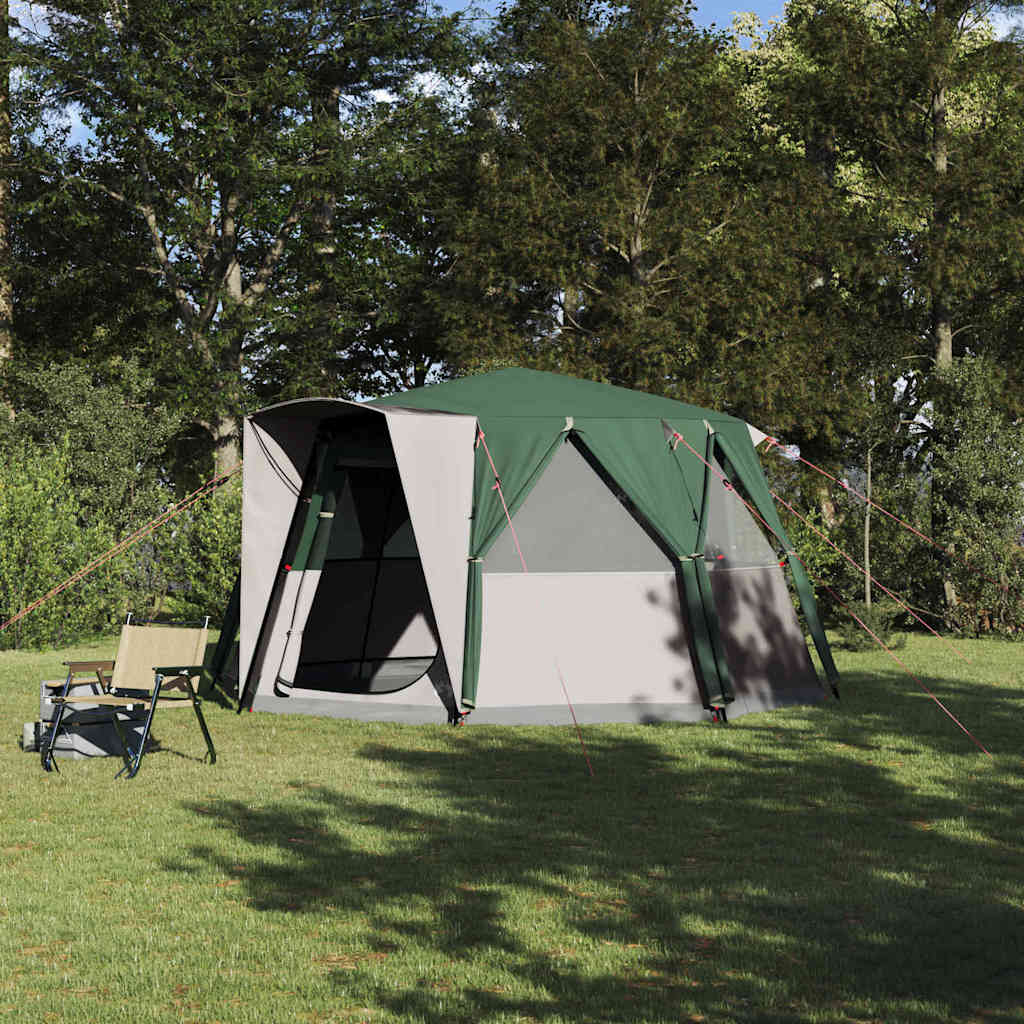 Cabinetent 6-Personen met dak Groen 425 x 396 x 222 cm